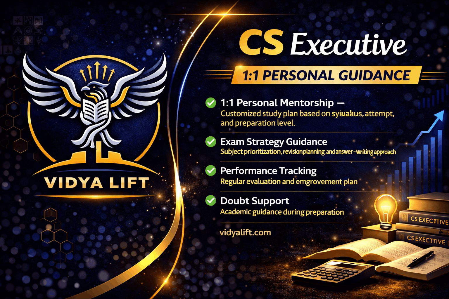 Vidyalift CS Mentorship – Executive  (1:1 Guidance)
